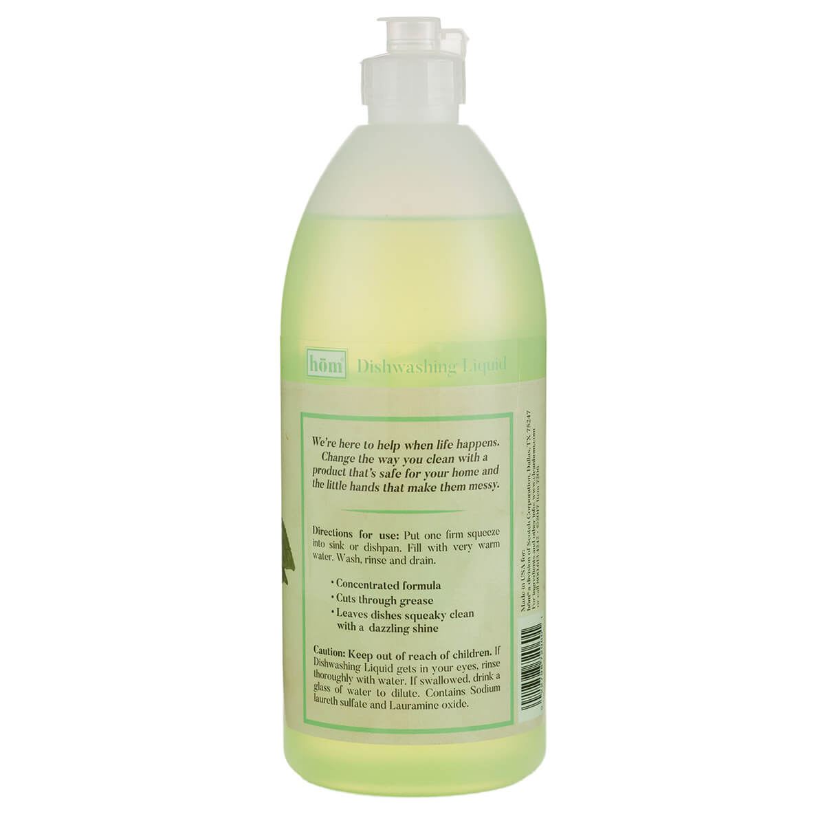 Dishwashing Liquid Green Tea Back